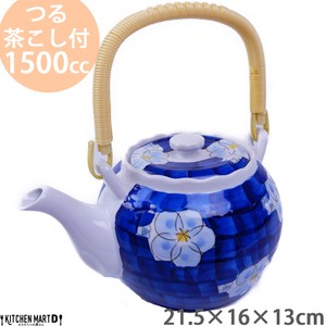 日式茶壶 茶壶 陶器 餐具 土瓶/陶器 1500cc 8号
