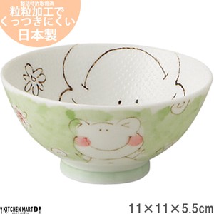 Mino ware Rice Bowl Frog Animal 11cm Made in Japan