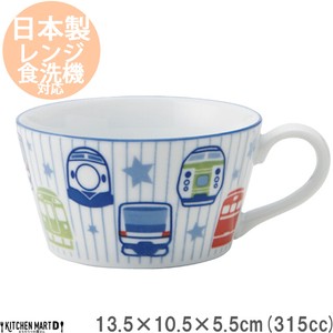 Mino ware Mug Lightweight Pottery Face Dishwasher Safe Kids 315cc Made in Japan