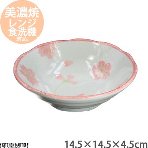 美浓烧 小钵碗 小碗 Sakura-Sakura 14.5cm