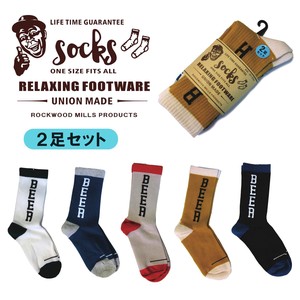 Crew Socks Socks 2-pairs 25 ~ 27cm