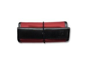 Stationery Pencil Case Black Wine Red