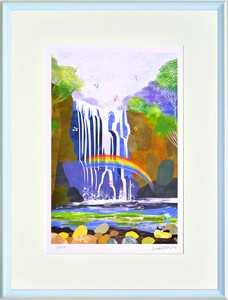 アートパネル はり たつお 熊野の滝(大全紙)(C1091)