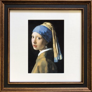 アートフレーム　 Johannes Vermeer  Square Frame 真珠の耳飾りの少女