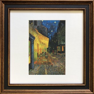 アートフレーム　ゴッホ Vincent van Gogh  Square Frame　 夜のカフェテラス