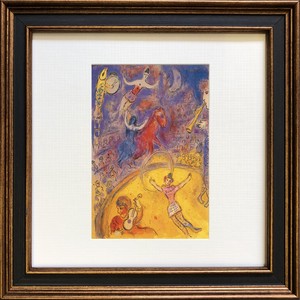 アートフレーム　名画マルク・シャガール Marc Chagall  Square Frame サーカス