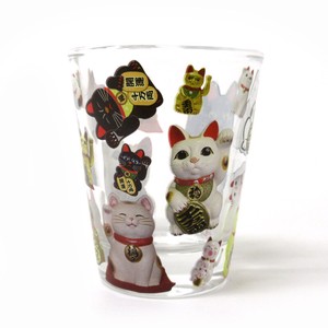 Cup/Tumbler Glasswork Beckoning Cat