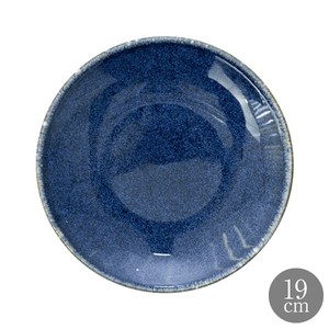 ANFORA  カボ ブルー 19cm クーププレート 皿