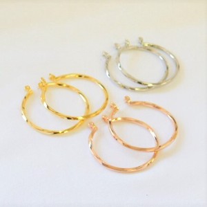 Pierced Earrings Resin Post Resin Made in Japan