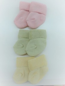 【別注分】日本製 オーガニック洛陽染 パイルソックス 新生児 靴下