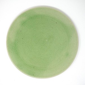 Shigaraki ware Main Plate Green 27.5cm