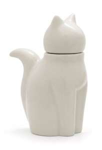 Cat Soy Sauce Dispenser white