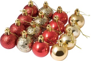 【クリスマス】40mmスターミックスボール　16P