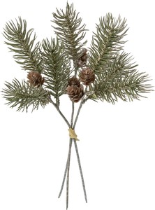 【造花】【クリスマス】メタリックパインピック