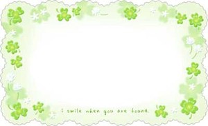 Sture Supplies Display Cards Fancy Clover