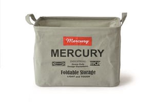 Mercury Canvas Rectangle Box Gray 1