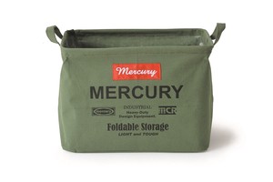 Mercury Canvas Rectangle Box Khaki 1