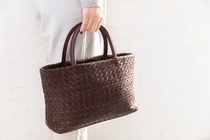 Mesh Bag Handbag Genuine Leather