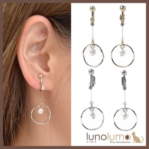 Clip-On Earrings Pearl Earrings sliver Rhinestone Ladies'