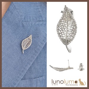 pin Brooch Lapel pin pin Batch Tuck pin Leaf Leaf Real Elegant