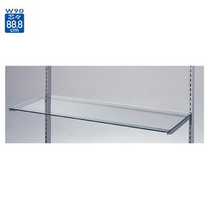 ガラス棚セットW90cm インハングタイプ ガラス5mm厚