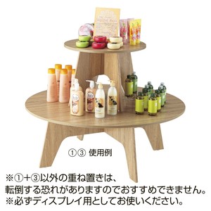 【オリジナル什器】木製ラウンドテーブル