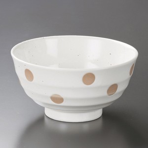白結晶ドット5.5多用丼ぶり ボウル ラーメン 日本製 美濃焼 陶器