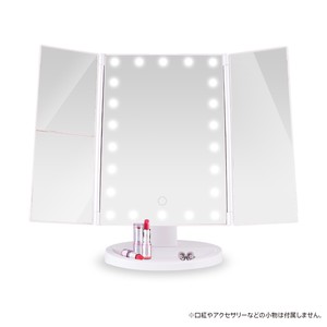belulu Tri-fold 22 LED Lighted Makeup Cosmetic Vanity Mirror Useful Fordable
