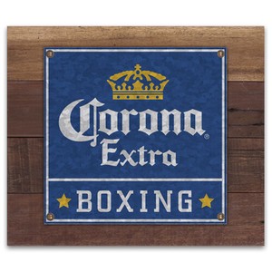 【サイン】ウッド ＆ ティン サイン CORONA EXTRA BOXING CA213690