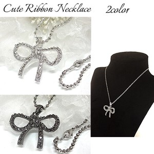 Rhinestone Necklace/Pendant Necklace Ribbon Rhinestone