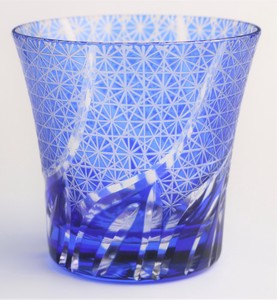 Cup/Tumbler Blue M Japanese Pattern