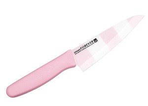 Antibacterial Color Ceramic Japanese Cooking Knife 20mm Pink Pink Handle 12