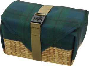 Lunch Box Wrapping Cloth Pattern Dark Green