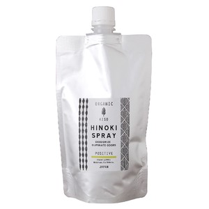 ヒノキ天然消臭除菌スプレー詰め替え用250ml【ポジティブ】清涼感のあるすっきりとした香り