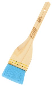EBM with wooden handle Nylon Brush Blue