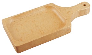 Wooden Beech Tree Petty Serving Plate 14.5×6.5×1.5cm