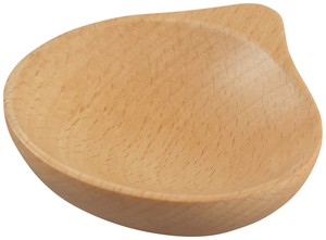Wooden Beech Tree Petty Shell Plate 7.2×7.5×1.8cm