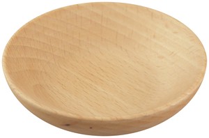 Wooden Beech Tree Round Plate dia.8 x 2cm