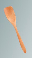 Plain Wood Dessert Spoon