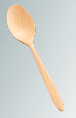 Plain Wood Curry Spoon