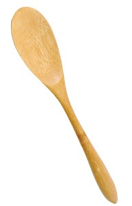 Soot Bamboo Rice Porridge Spoon