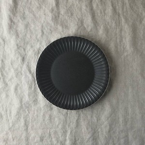 シュシュ・グレース 16cm皿 クリスタルブラック(兼ソーサー)[日本製/美濃焼/洋食器]