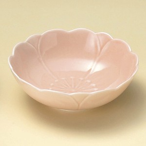 桜 （桃釉）小鉢　12.5cm