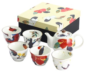 Mino Ware Gift Hana Kairo 5 Pot Tea Utensils