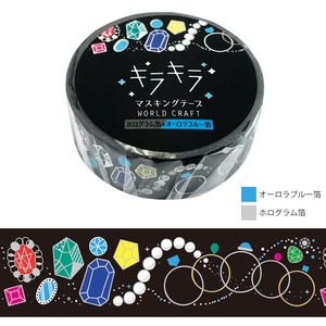 DECOLE Washi Tape Gift Kira-Kira Masking Tape Jewelry Knickknacks Stationery 15mm