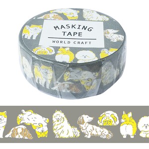 Masking Tape Animals Shiba Dog 15mm