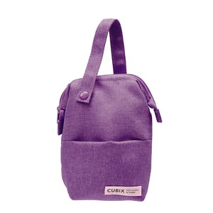 Pencil Case Handbag Attached Purple