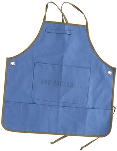 [Packable] Work Apron Blue