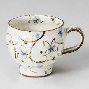 Mino ware Mug Arabesques Pottery Retro Made in Japan