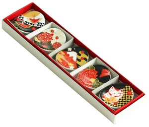 ■美濃焼ギフト■RINPA縁起箸置 5個セット
